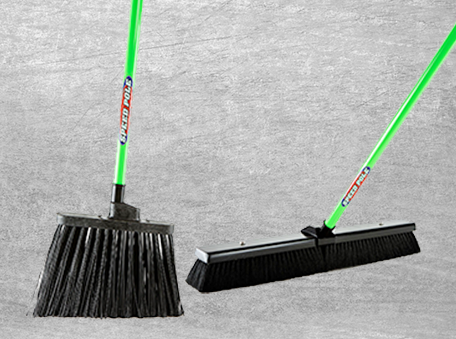 Push Brooms and Upright Brooms